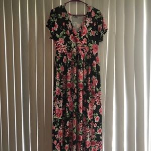 Floral maxi dress